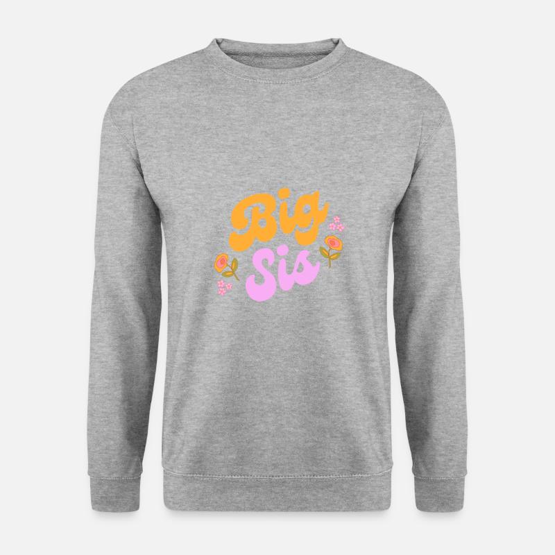 Big sis - Unisex Pullover - Weißgrau meliert