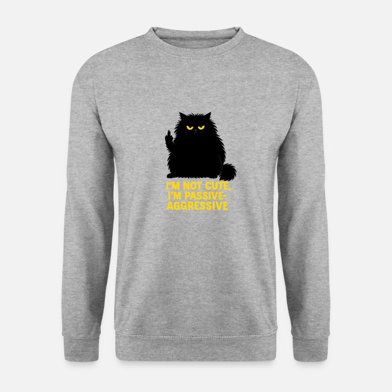 I'm Not Cute – Mr. Cuddly Stuff - Unisex Sweatshirt - salt & pepper