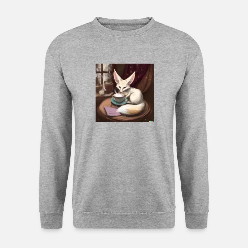Fennek Desert Fox - Unisex Sweatshirt - salt & pepper
