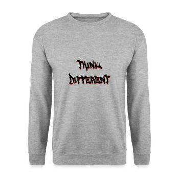 Money Motivation Profit Profit Performance Yield - Unisex Sweatshirt - salt & pepper - Front - Alina (178cm) & Michal (187cm)