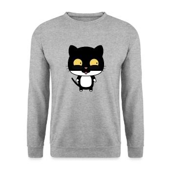 TPPCTPUC - Sweat-shirt Unisexe - gris chiné - Devant - Alina (178cm) & Michal (187cm)