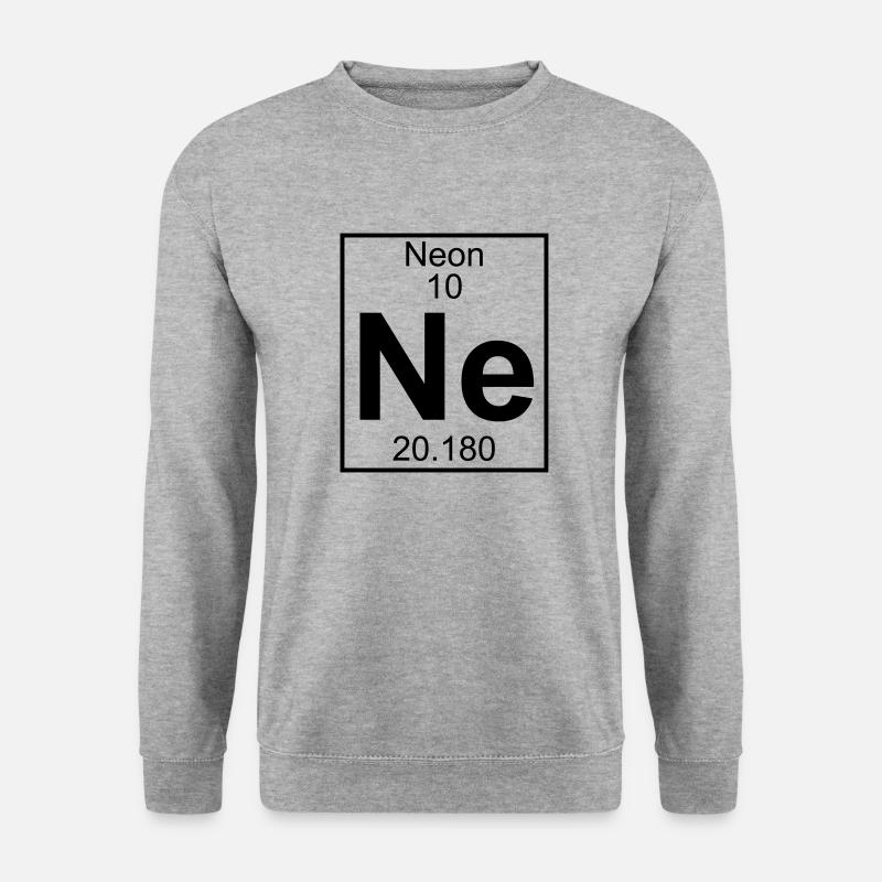 Neon (Ne) (element 10) - Unisex Sweatshirt - salt & pepper