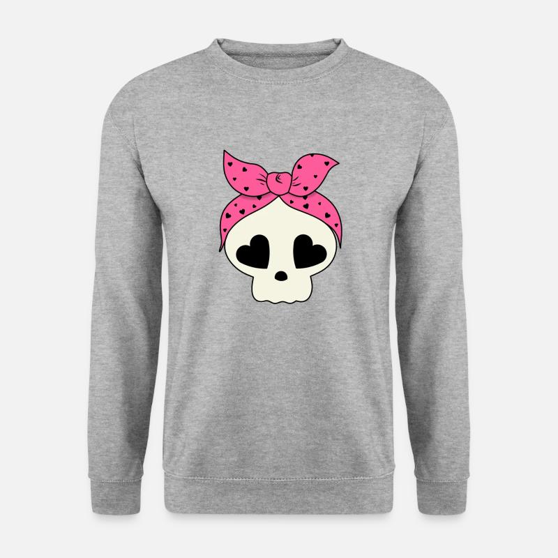 - Ein 10 - Unisex Pullover - Weißgrau meliert