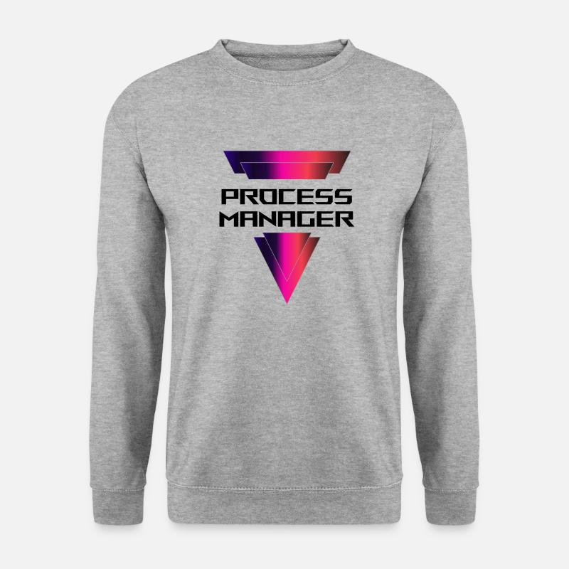 PROCESS Manager - Unisex Sweatshirt - salt & pepper