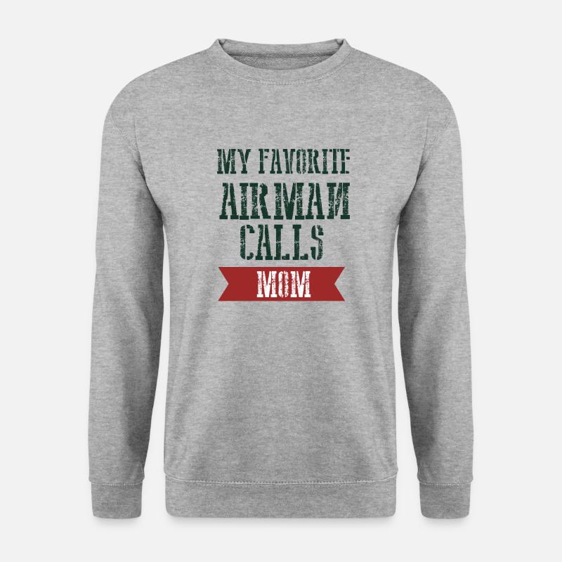 Mom - Unisex Pullover - Weißgrau meliert