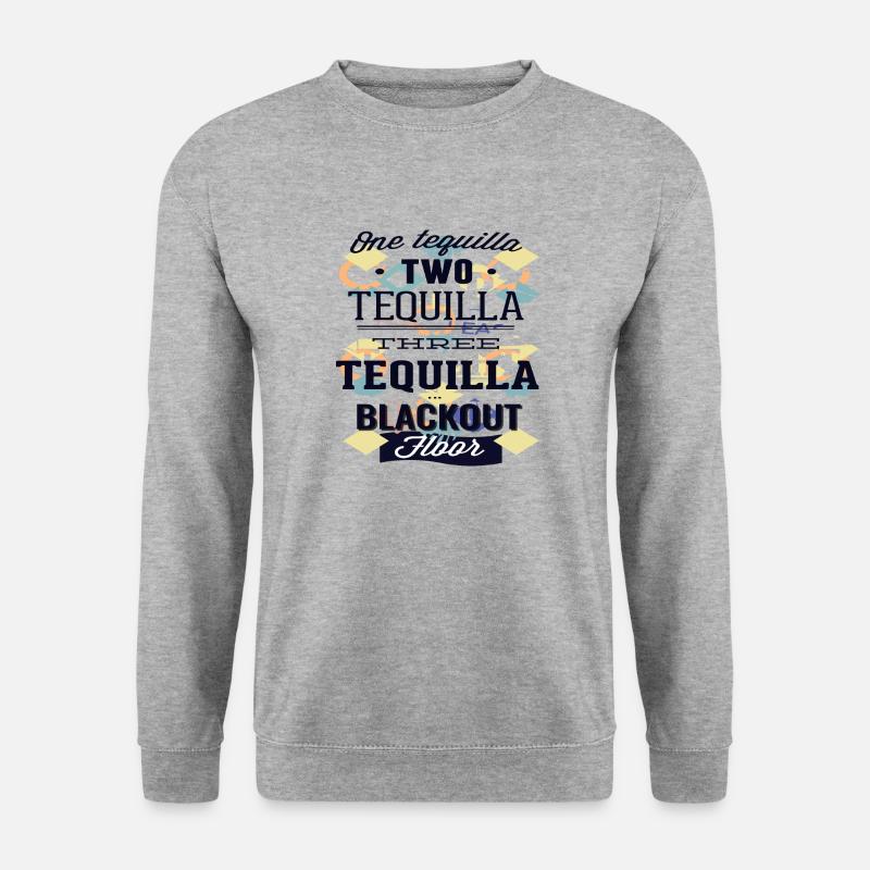Tequilla - Unisex Pullover - Weißgrau meliert