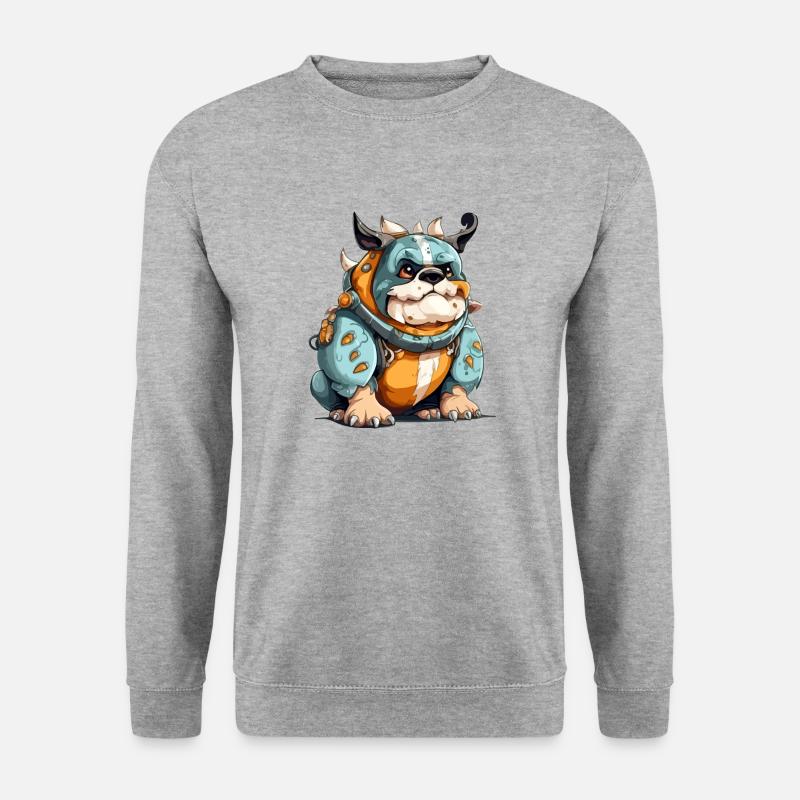 Brako der Streuer - Unisex Pullover - Weißgrau meliert