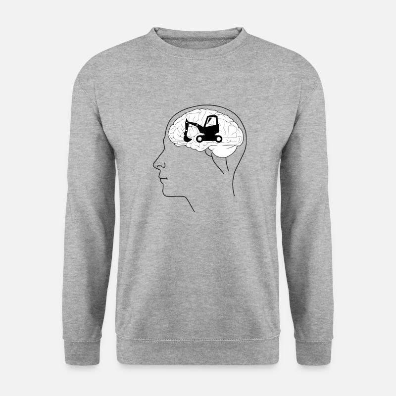 Excavator Operator - Unisex Sweatshirt - salt & pepper