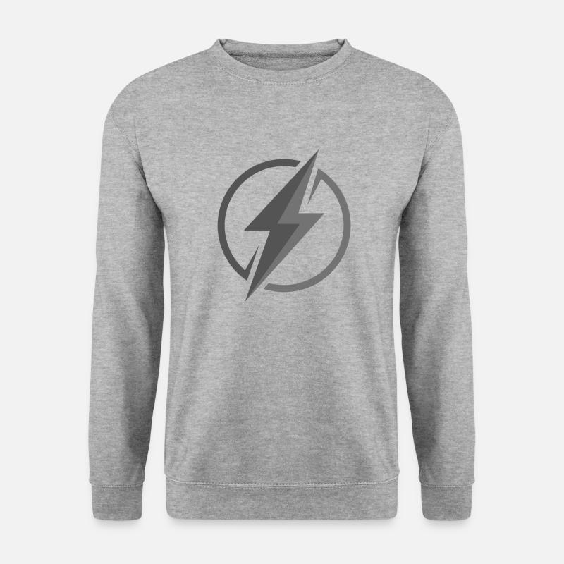 Electrifying Energy: Power & Dynamism - Unisex Sweatshirt - salt & pepper