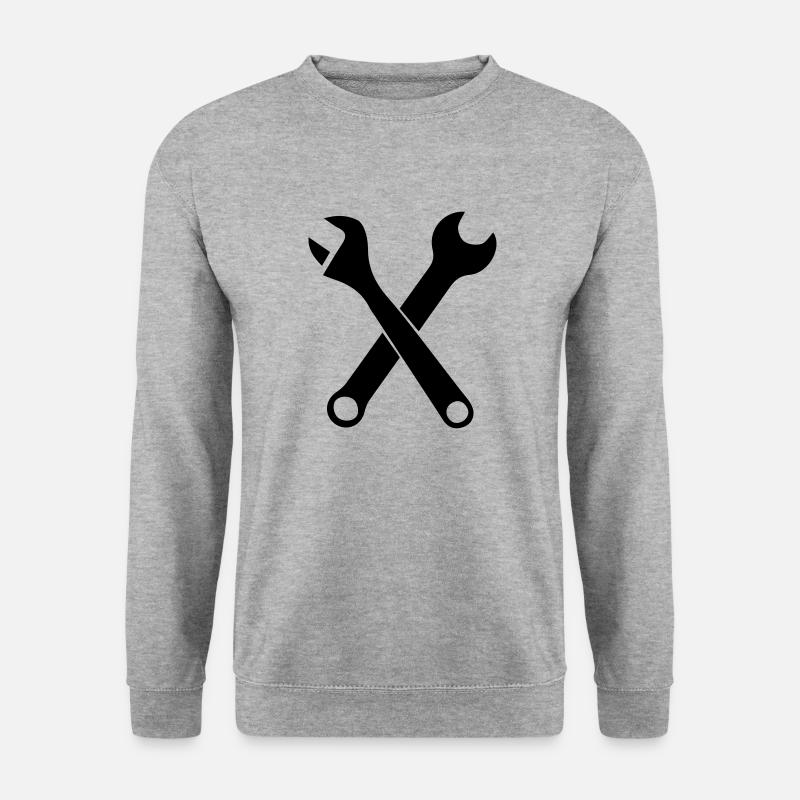 Tool Wrench - Unisex Sweatshirt - salt & pepper