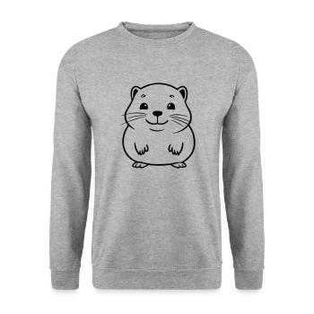 Marmot - Unisex Sweatshirt - salt & pepper - Front - Alina (178cm) & Michal (187cm)