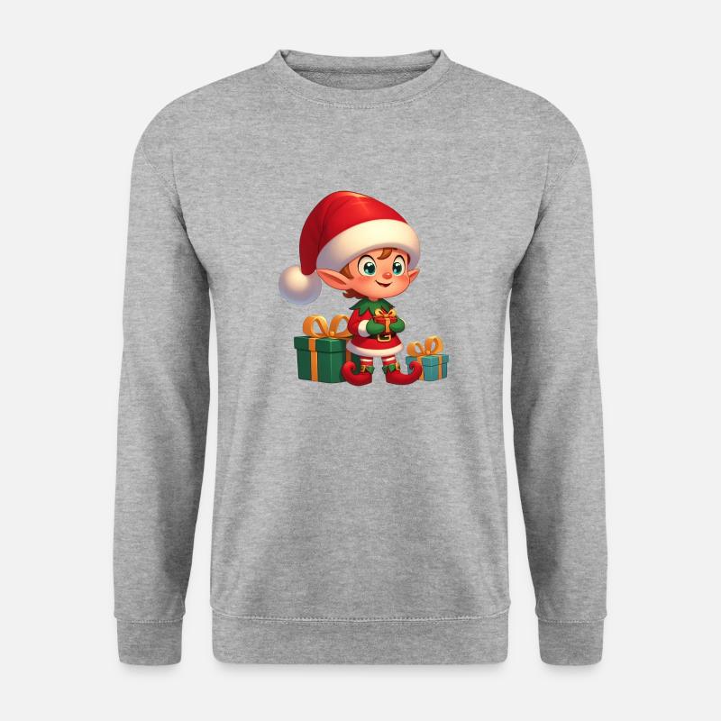 Elf 1 - Unisex Pullover - Weißgrau meliert
