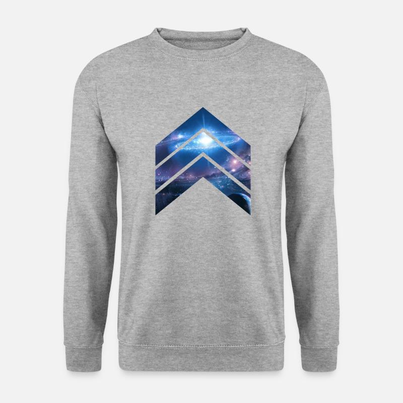 Milkyway Galaxy - Unisex Pullover - Weißgrau meliert