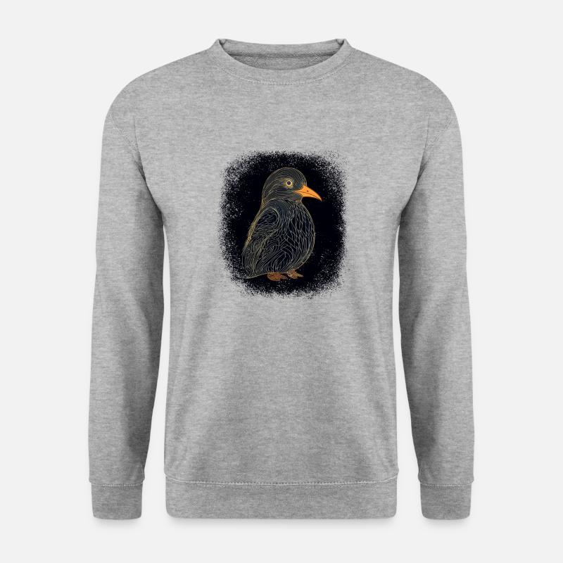 dancer christmas gift north pole cool quote jokes - Unisex Pullover - Weißgrau meliert
