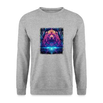 Déclaration de blague Idée cadeau de citation drôle géniale - Sweat-shirt Unisexe - gris chiné - Devant - Alina (178cm) & Michal (187cm)