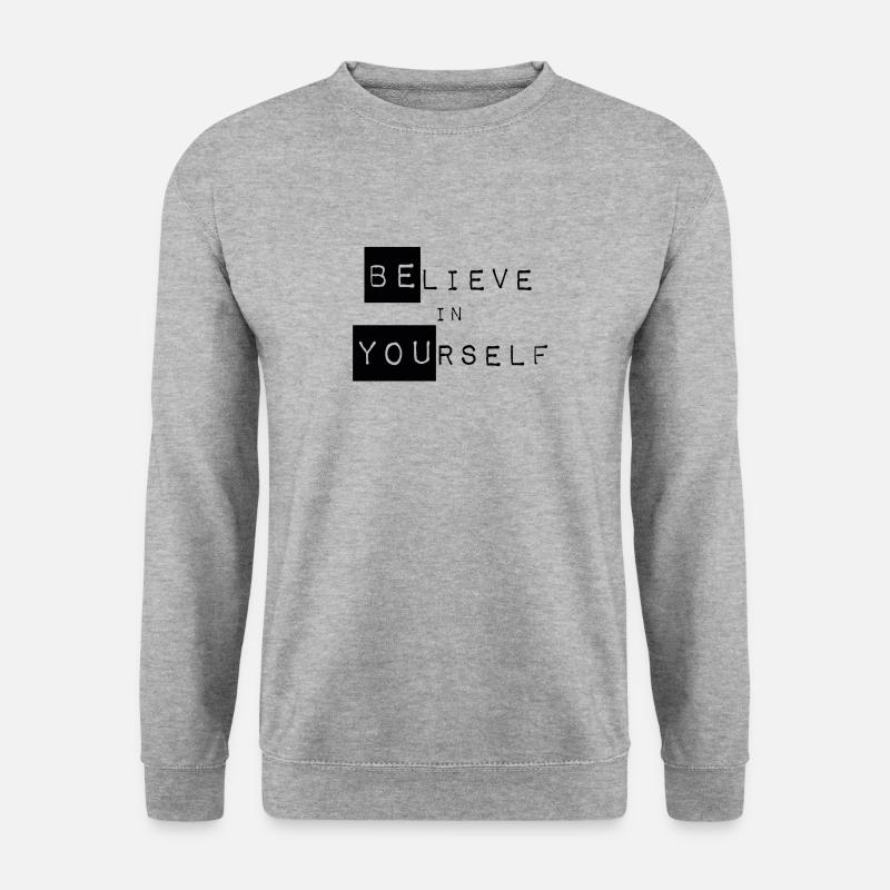 Motivation - Unisex Pullover - Weißgrau meliert