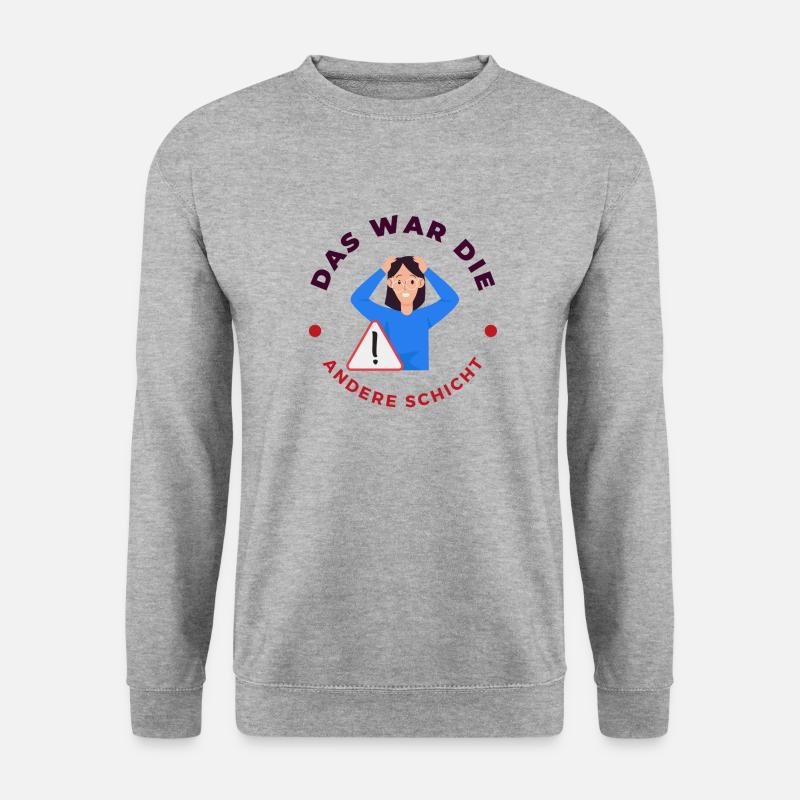 Firma Streit - Unisex Pullover - Weißgrau meliert