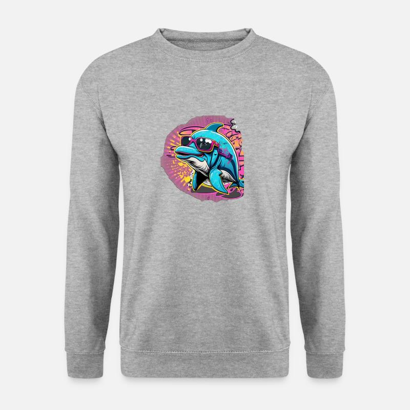 IMG 1586 - Unisex Pullover - Weißgrau meliert