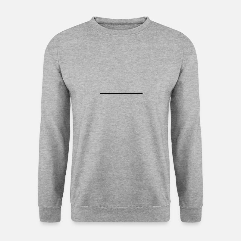 Black Thin Line - Unisex Sweatshirt - salt & pepper