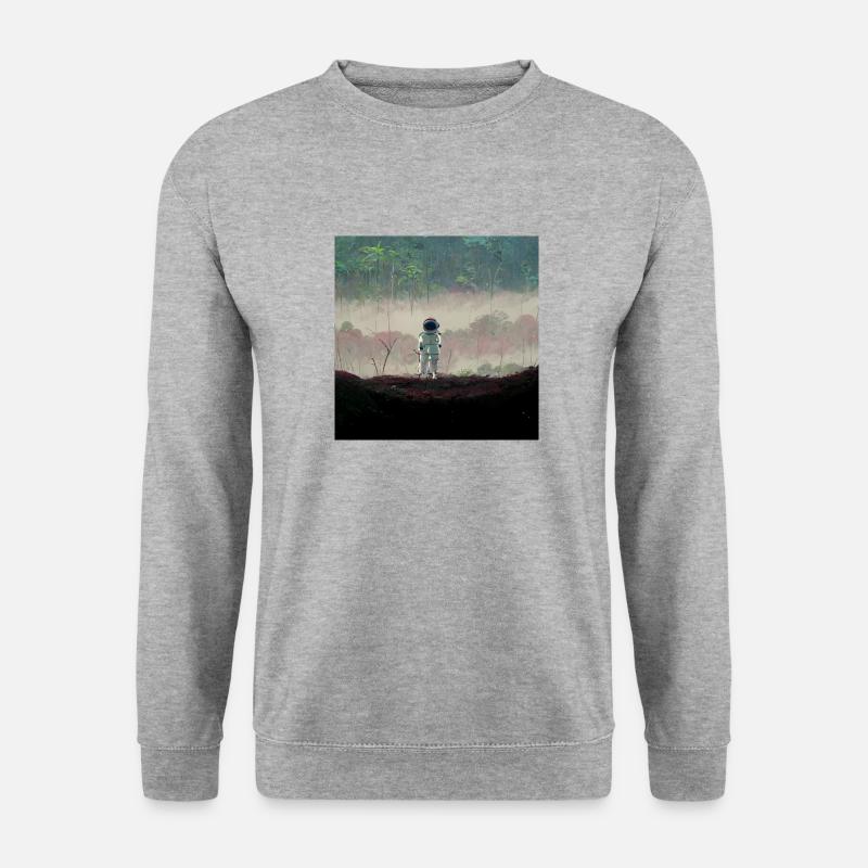 Lonely Voyager 045 - Unisex Pullover - Weißgrau meliert