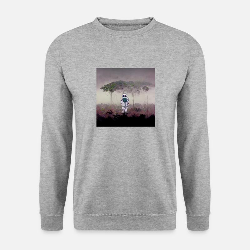 Lonely Voyager 072 - Unisex Pullover - Weißgrau meliert