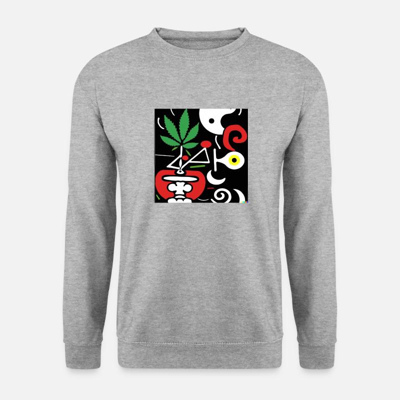 MoJamba109 - Unisex Pullover - Weißgrau meliert