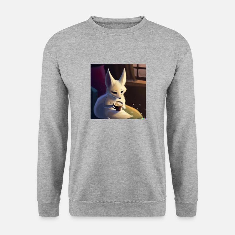 Fennek Desert Fox - Unisex Sweatshirt - salt & pepper