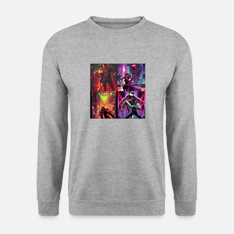 dance with the devil - Unisex Sweatshirt - salt & pepper
