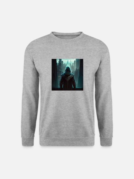 Assassin - Unisex Pullover - Weißgrau meliert