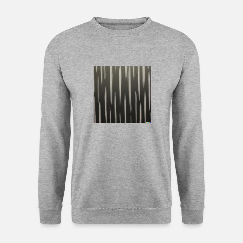 Regen - Unisex Pullover - Weißgrau meliert