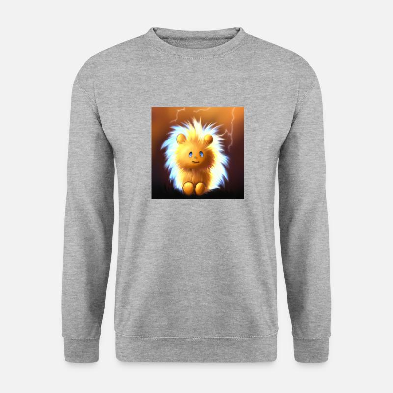 cute thing 2 - Unisex Pullover - Weißgrau meliert