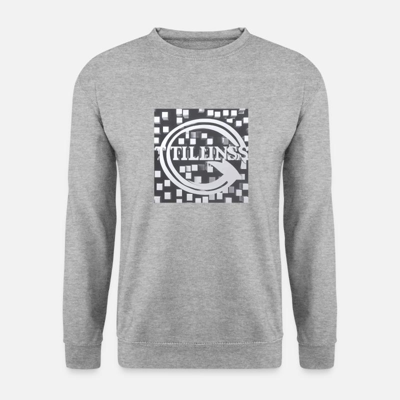 zeitloser stiel - Unisex Pullover - Weißgrau meliert