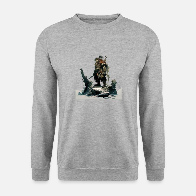 Dwarf Warrior - Unisex Sweatshirt - salt & pepper