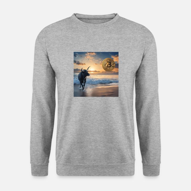 IMG 3770 - Unisex Pullover - Weißgrau meliert