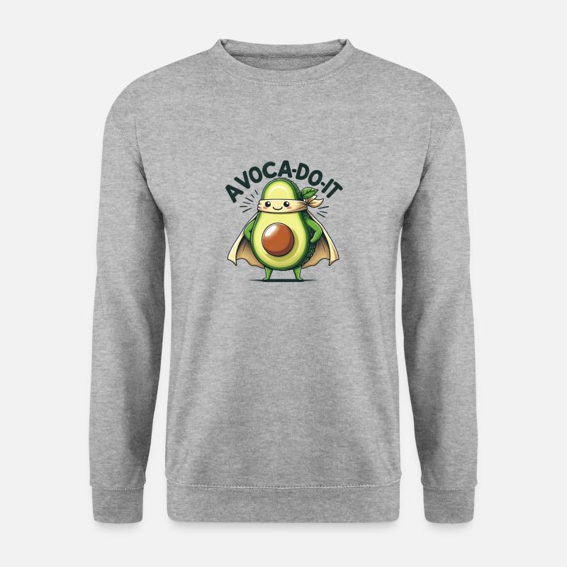 Avoca-Do-It - Unisex Pullover - Weißgrau meliert