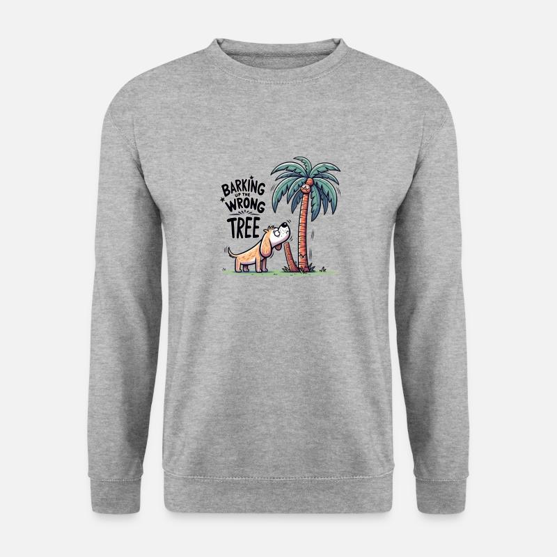Barking Up The Wrong Tree - Unisex Sweatshirt - salt & pepper