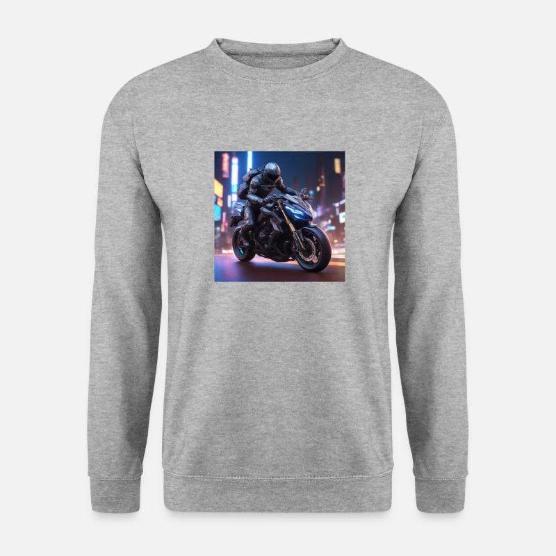 My Design - Unisex Pullover - Weißgrau meliert