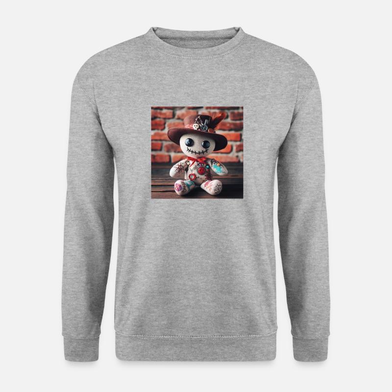 Voodoo püppi - Unisex Pullover - Weißgrau meliert