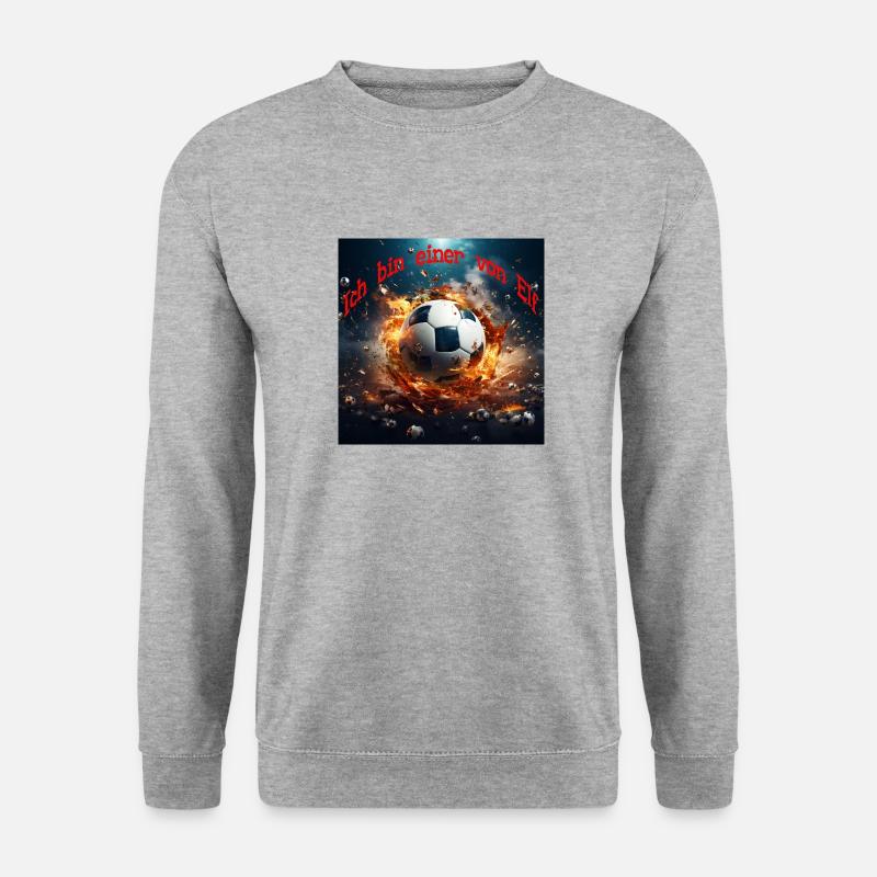 Einer von Elf - Unisex Pullover - Weißgrau meliert