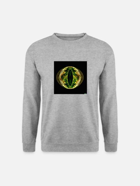 I see you - Unisex Pullover - Weißgrau meliert
