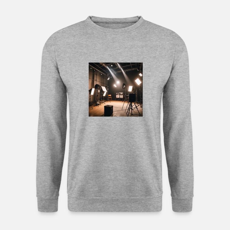 IMG 5133 - Unisex Pullover - Weißgrau meliert