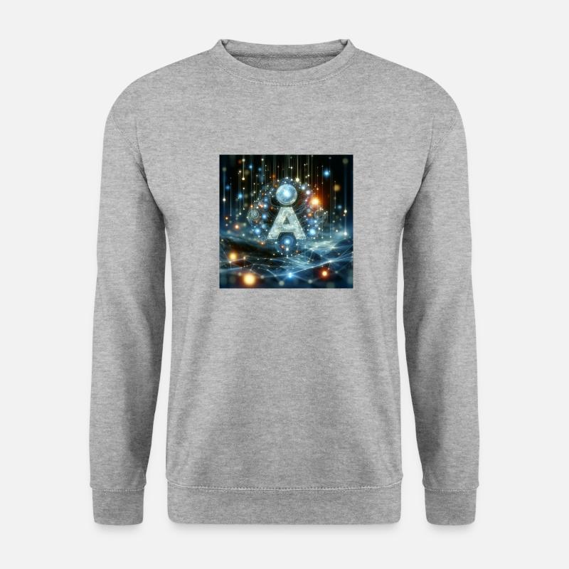 group1 2 - Unisex Pullover - Weißgrau meliert