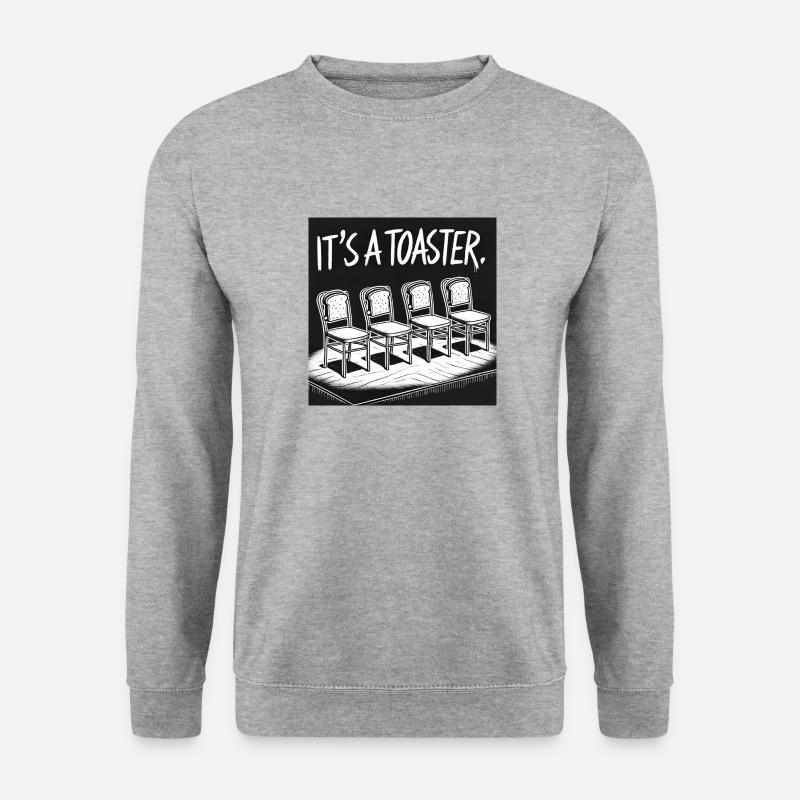 It's a Toaster - Unisex Pullover - Weißgrau meliert
