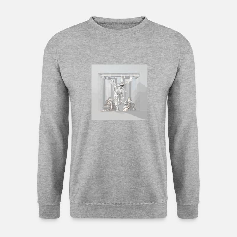 Minimalism x Mythology - Unisex Sweatshirt - salt & pepper