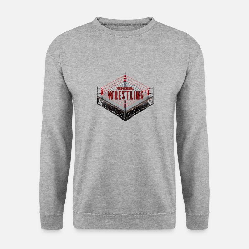 professional wrestling - Unisex Pullover - Weißgrau meliert