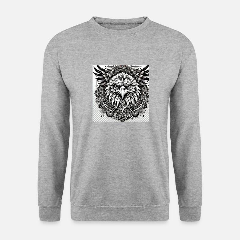 adler 1112 - Unisex Pullover - Weißgrau meliert