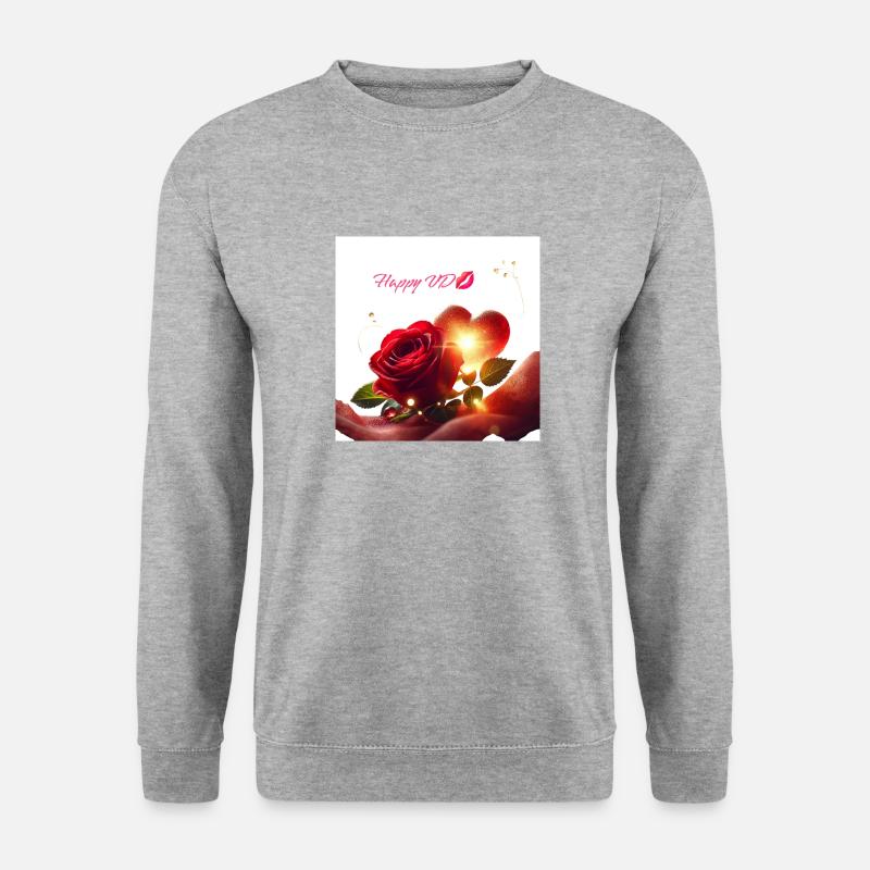 No Name 2 - Unisex Pullover - Weißgrau meliert