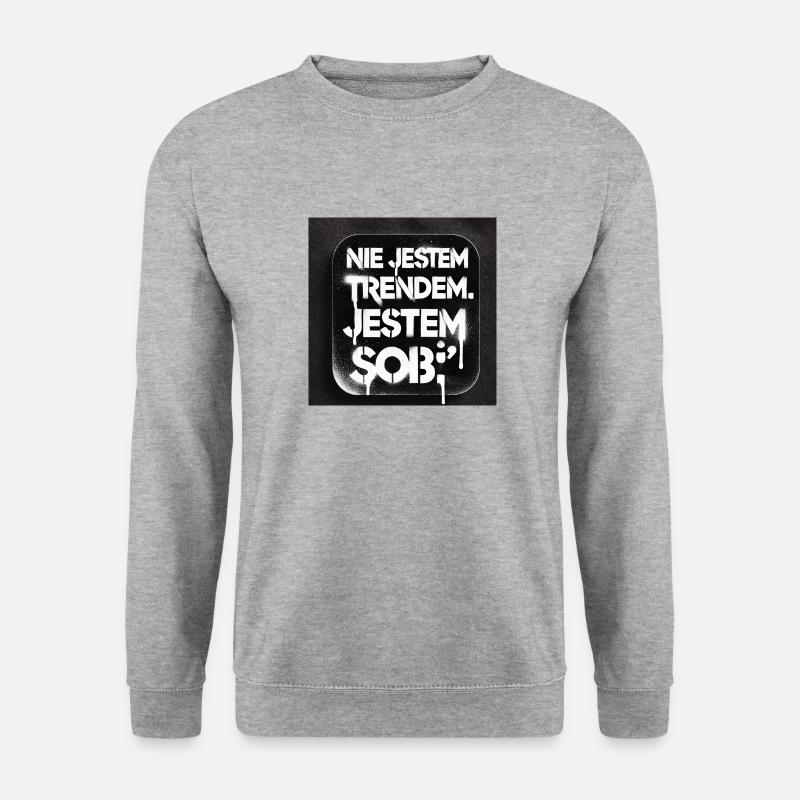 Datei RHNEMhZ8oRGeCpkMoLSUZi - Unisex Pullover - Weißgrau meliert