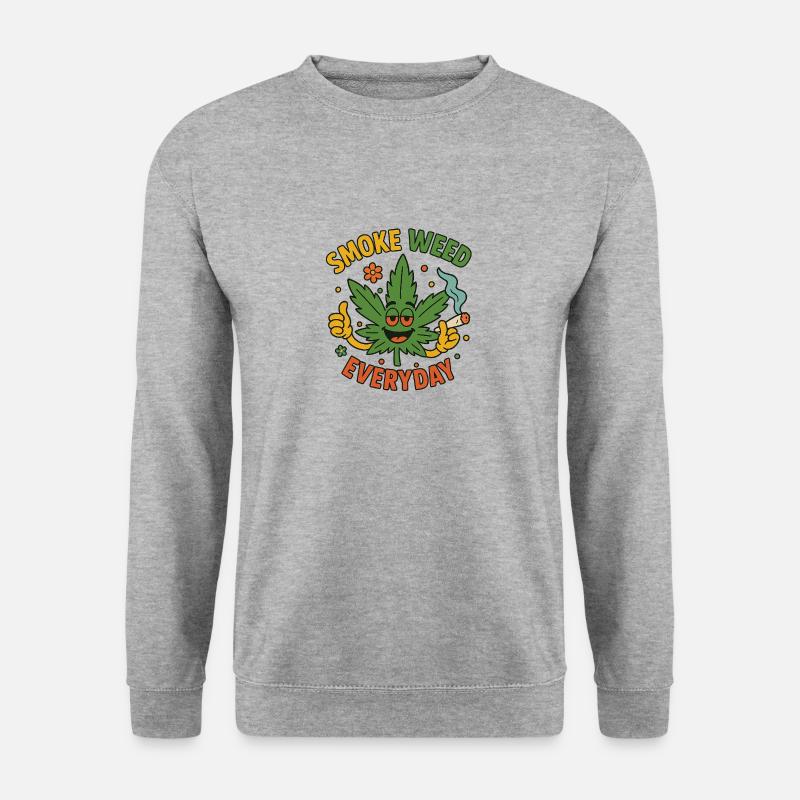 2 - Unisex Pullover - Weißgrau meliert