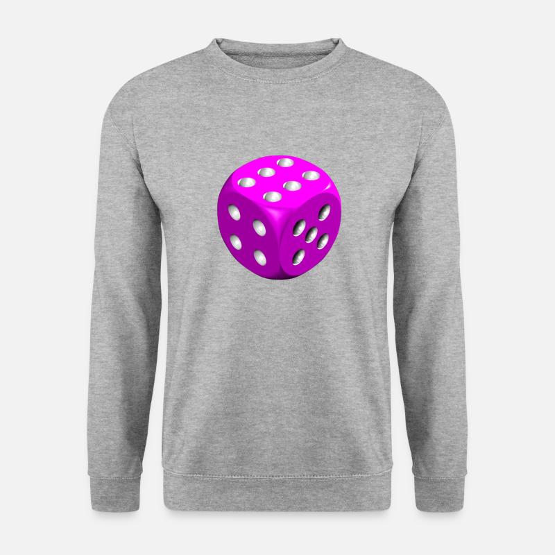 Pink die 4 5 6 - Unisex Sweatshirt - salt & pepper
